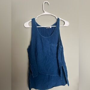 EARTHBOUND Deep Blue Tank Top with Pocket